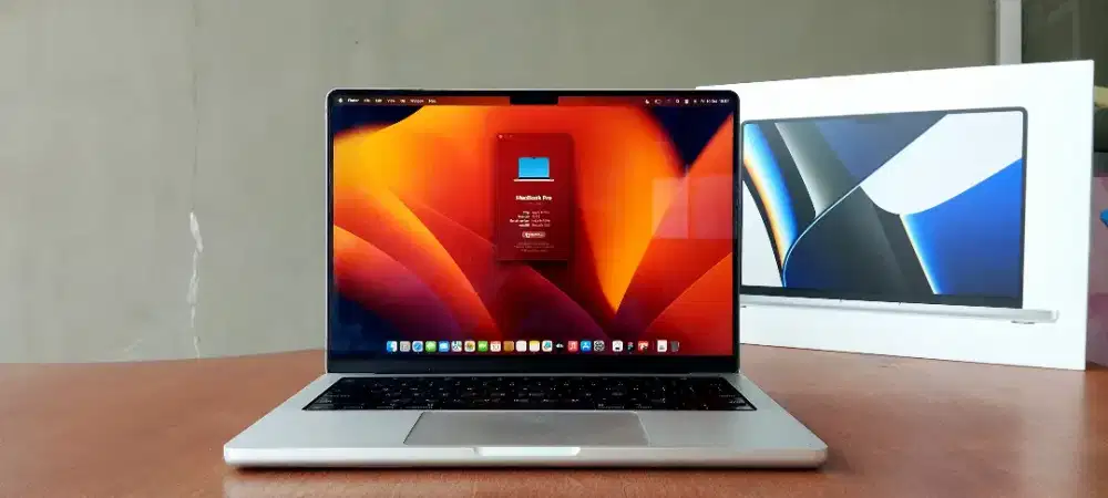 Macbook Pro M1 PRO Chipset 2021 14 inch 16Gb/512Gb-Space Silver iBox