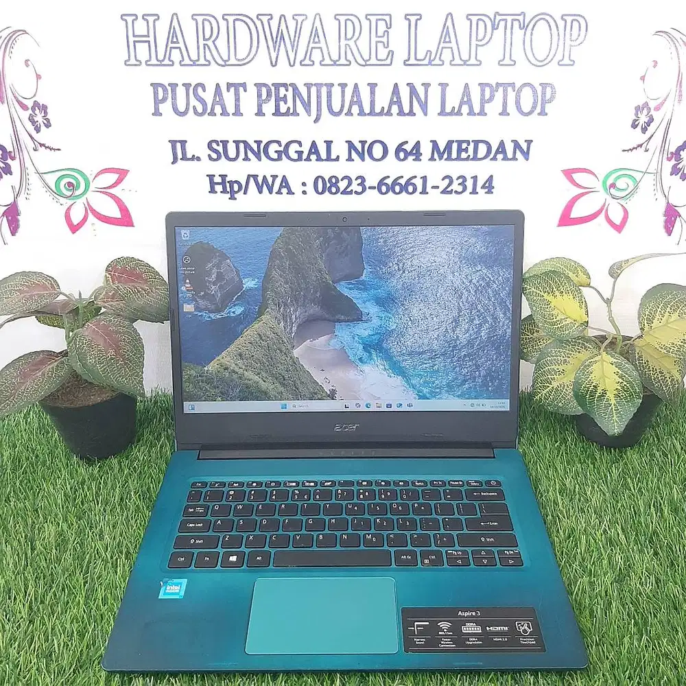 LAPTOP ACER A314-35  INTEL-N5100 RAM 4GB SSD NVME 256GB