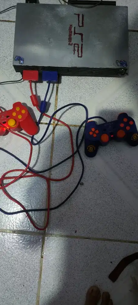 PS 2 fat matrix hardisk dalam kondisi normal nominus