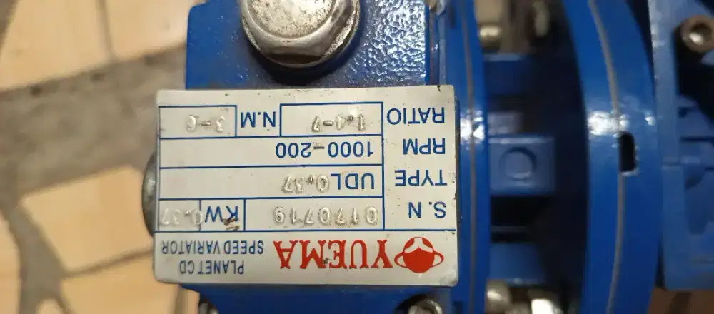 Gearbox Yuema plus Speed Rotasi