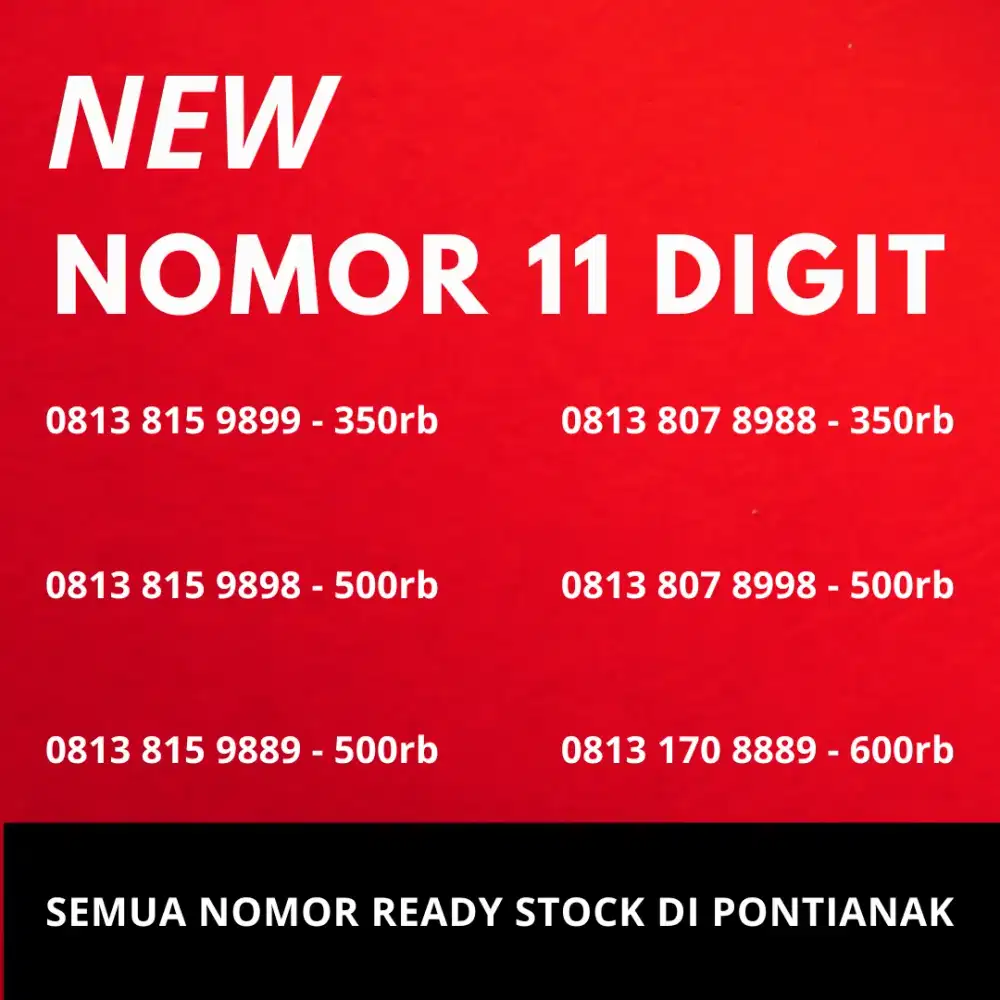 NOMOR CANTIK SIMPATI 11 DIGIT