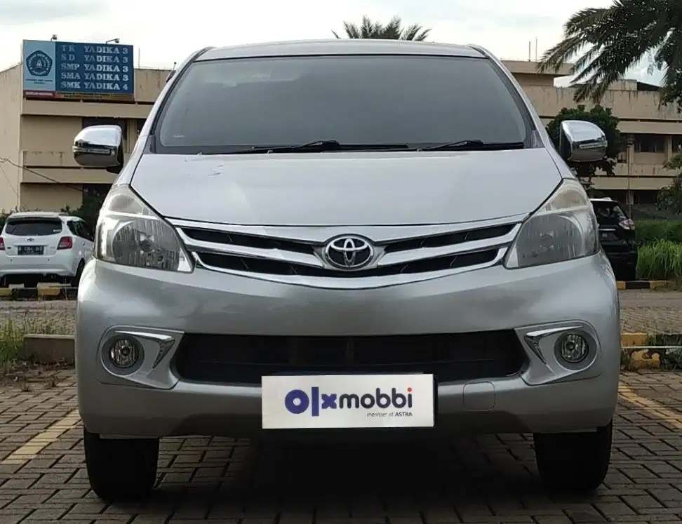 TDP 5,JT Toyota Avanza 1.3 G Bensin-MT Silver 2013