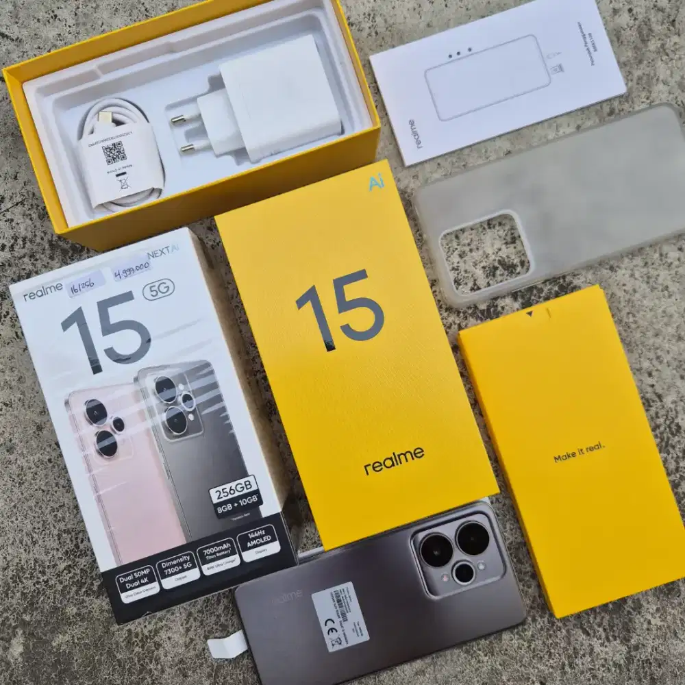 Realme 15 5G - 8 256Gb | 1 Minggu pakai | Bekas | Second | 2nd