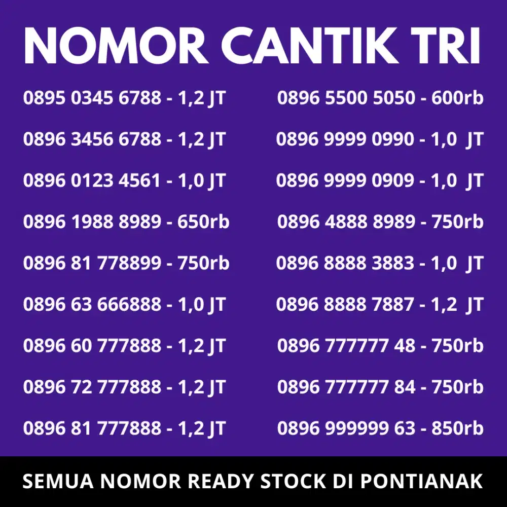 Nomor Cantik tri