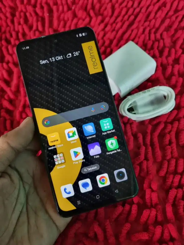 Realme C75 NFc ram 8+8/256 no minus hp charger