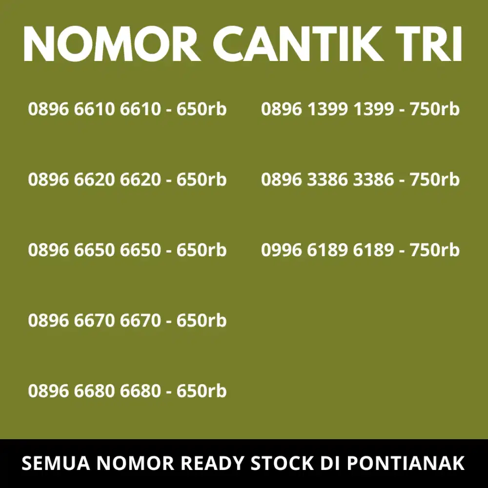 Nomor Cantik Tri