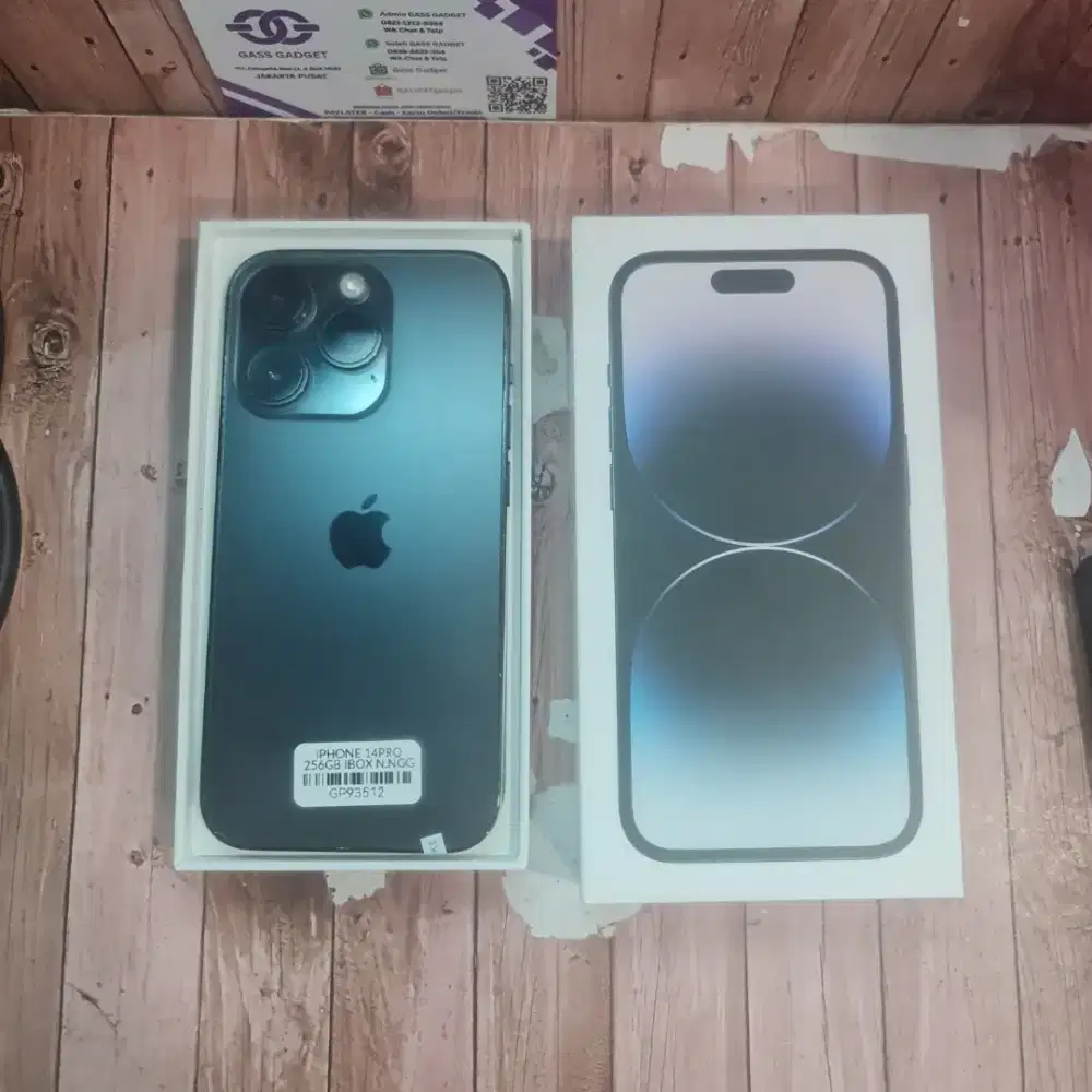 IPHONE 14 PRO 256GB SPACE BLACK FULLSET IBOX GP05181