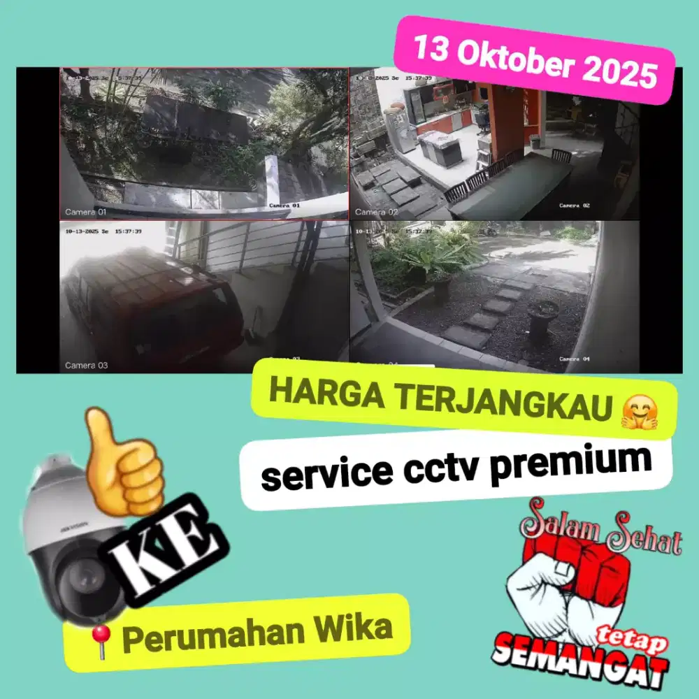 JASA MAINTENANCE CCTV MURAH TERJAMIN