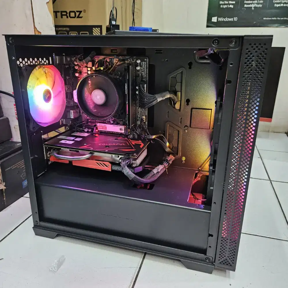 Pc Second Ryzen7-5700X|GigabyteA520M|16GB|256GB+500GB|GTX1660Super-6GB