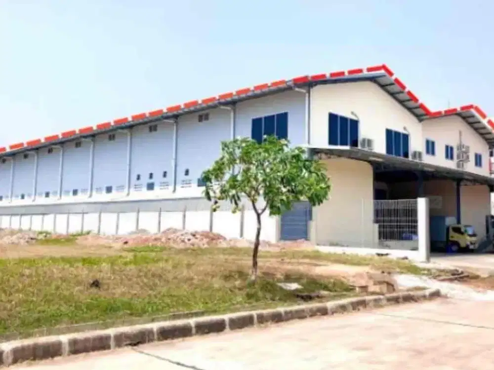 Di jual / sewa gudang luas 18000 m2 bangunan 2000 m2 di kawasan pergudangan marunda center dekat pelabuhan tanjung priok