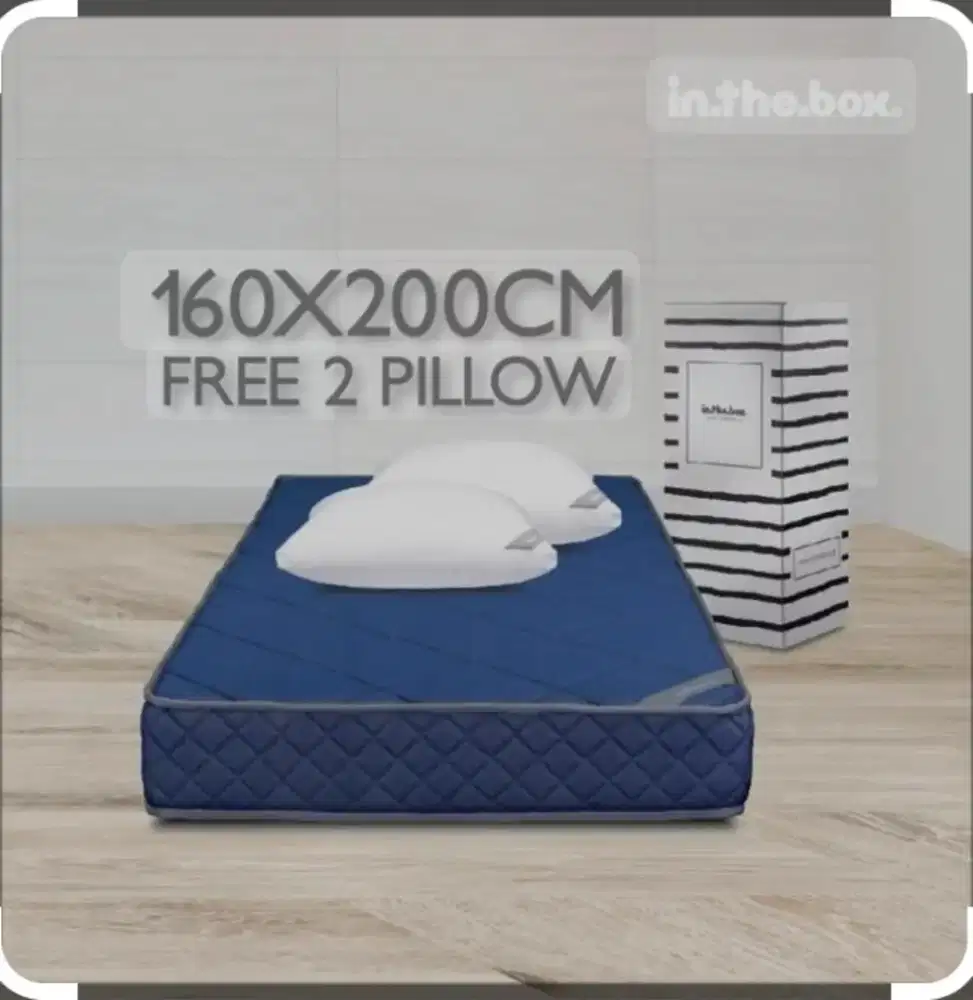 Kasur in the box hybrid size 160x200