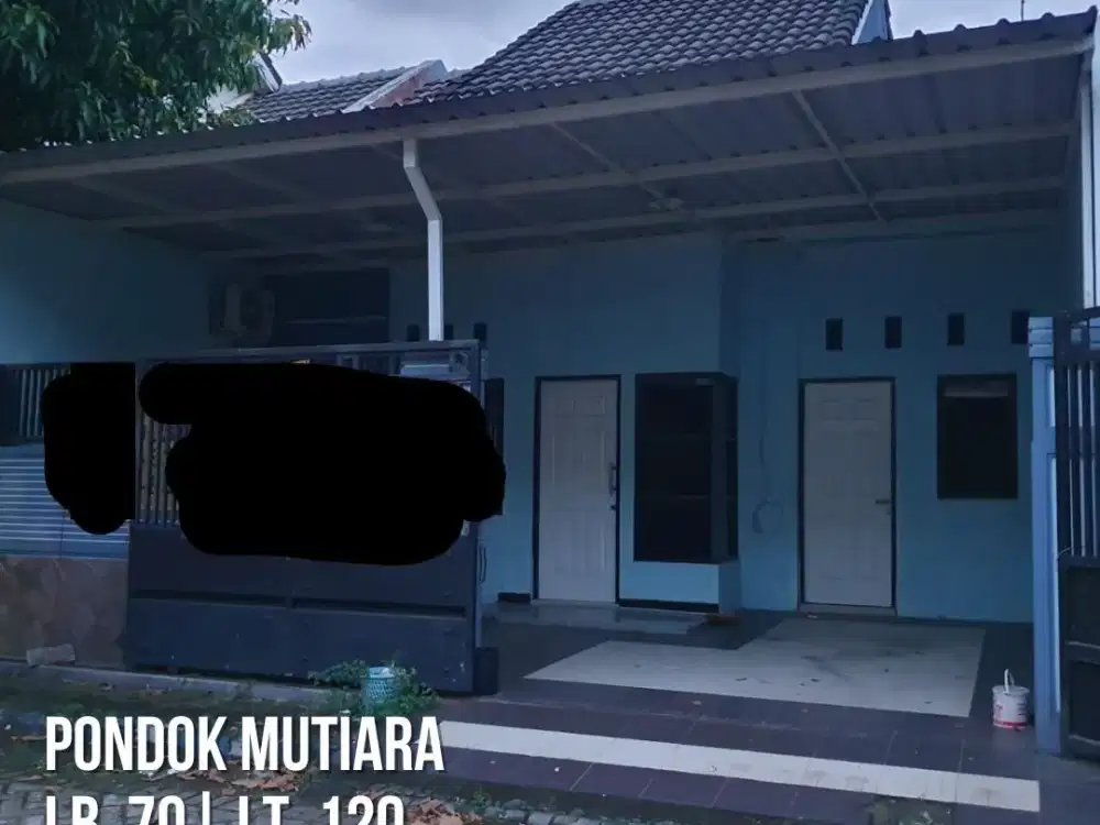 Rumah Sidoarjo Perum Pondok Mutiara Regency Dekat Pintu Tol