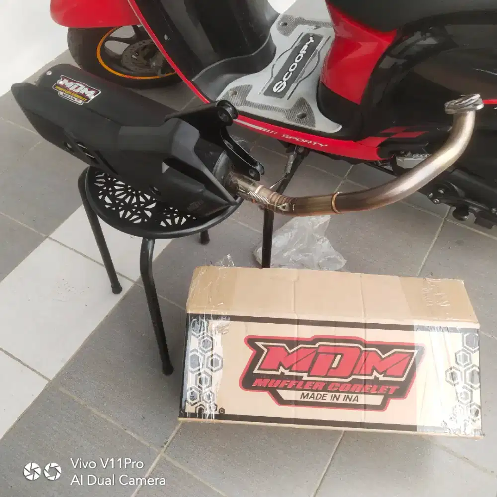 Di jual knalpot merk mdm pemakain scoopy 2018