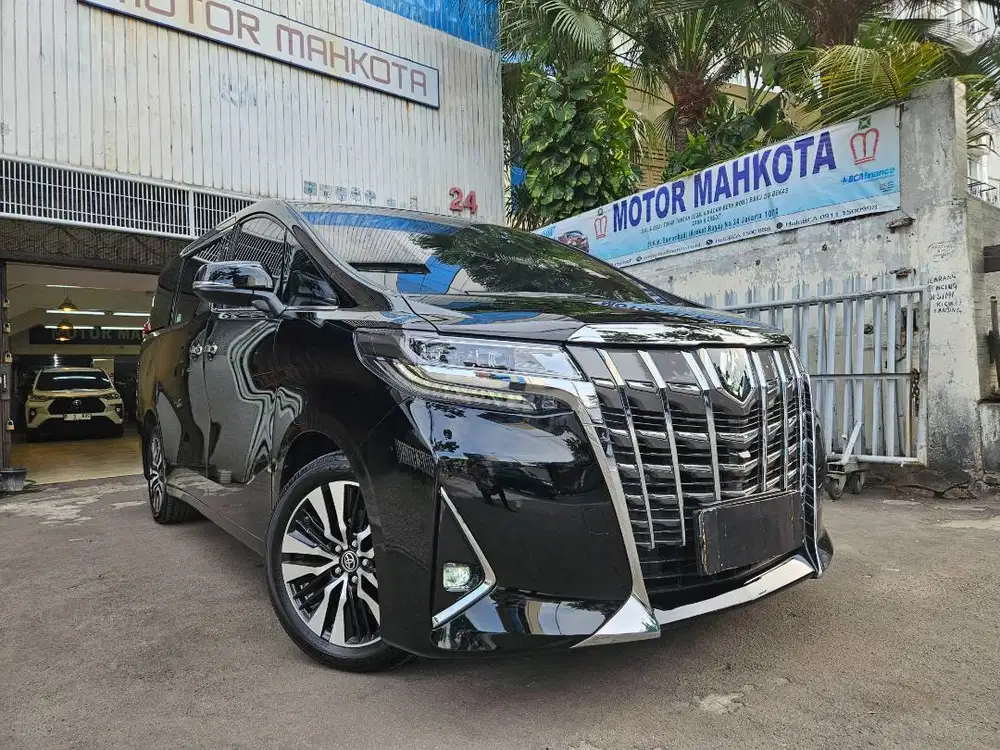 18 rb km Toyota Alphard 2.5 G TSS 2022 nik 2021 hitam full ori black