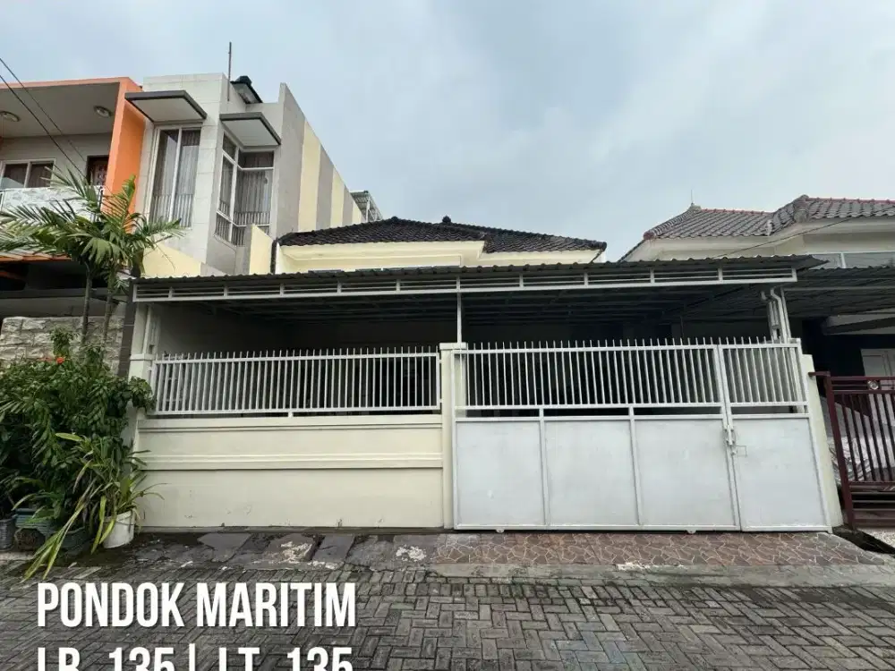 Rumah Surabaya Dijual Perum Pondok Maritim Wiyung