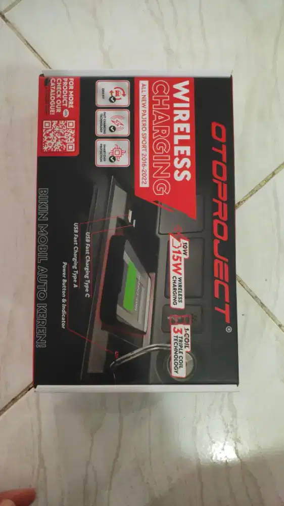 Wireless charging Plug & Play-Pajero Sport 2016-2022 Manual