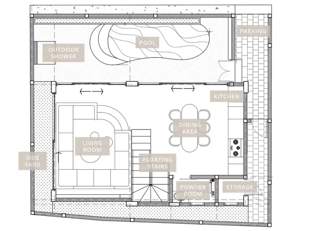 Disewakan Villa Baru Modern Tropical Design di Pererenan (Leasehold)