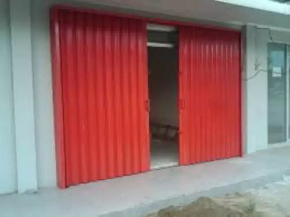 Rolling door murah folding gate baru
