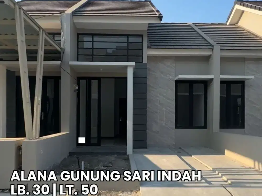 Dijual Rumah Baru Siap Huni di Alana Gunung Sari Indah Wiyung Surabaya