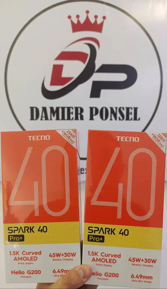 TECNO SPARK 40 PRO PLUS (8/256) NEW GARANSI RESMI NASIONAL