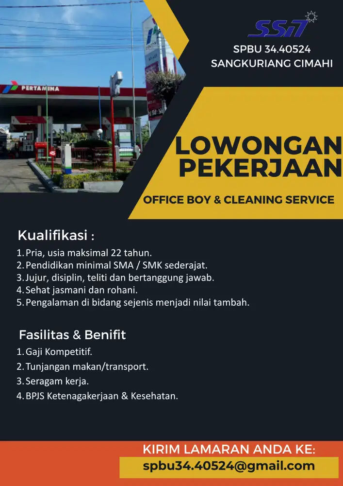 LOKER HRD STAFF, SITE PROJECT PLAN STAFF,OB, CS, SATPAM, OPERATOR