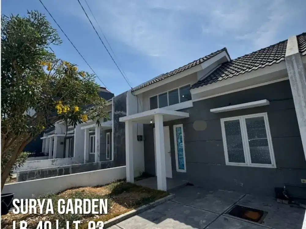 Rumah Murah Sidoarjo Perum Surya Garden 2 Dekat Taman Pinang