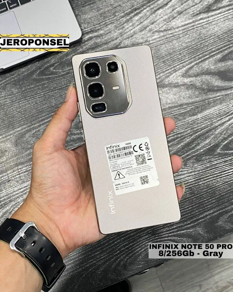 INFINIX NOTE 50 PRO 8/256GB GRAY MULUS LIKE A NEW
