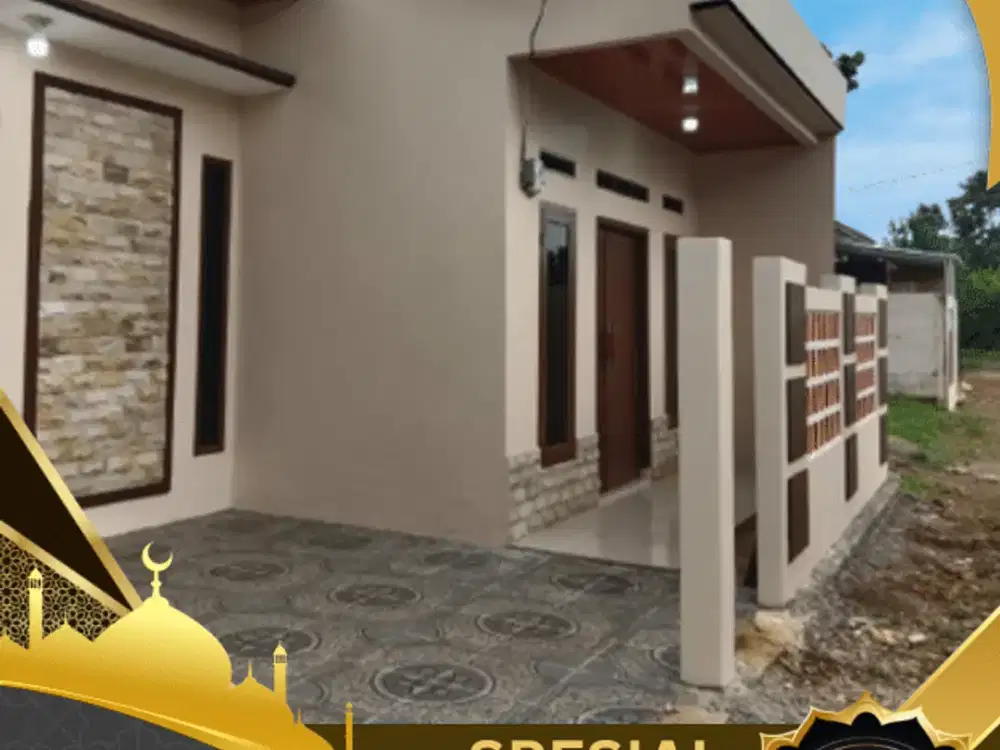 Rumah murah 2 kamar siap huni dilokasi strategis dekat jalan utama