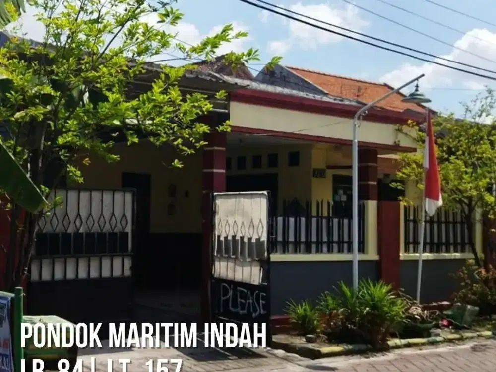 Dijual Cepat Rumah Siap Huni, Pondok Maritim Indah Surabaya Kota