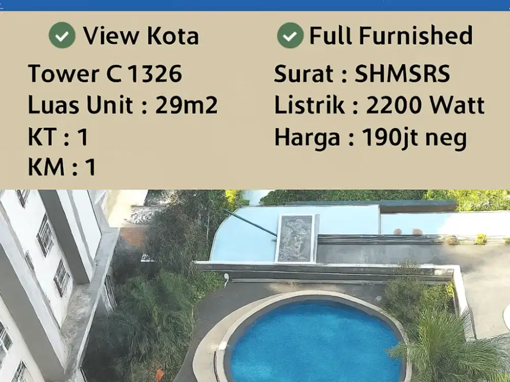 APARTEMEN METROPOLIS TENGGILIS SURABAYA