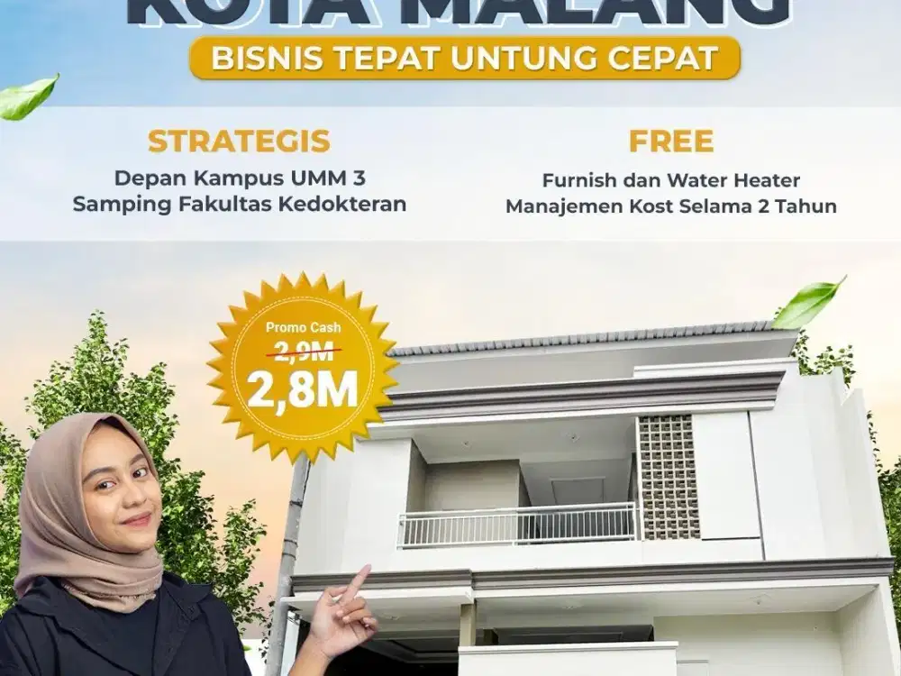 RUMAH KOS EKSLUSIVE PASIVE INCOME 350 JT/TAHUN