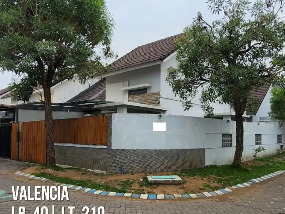 Disewakan Rumah Sidoarjo Posisi Hook Perum Valencia Gedangan