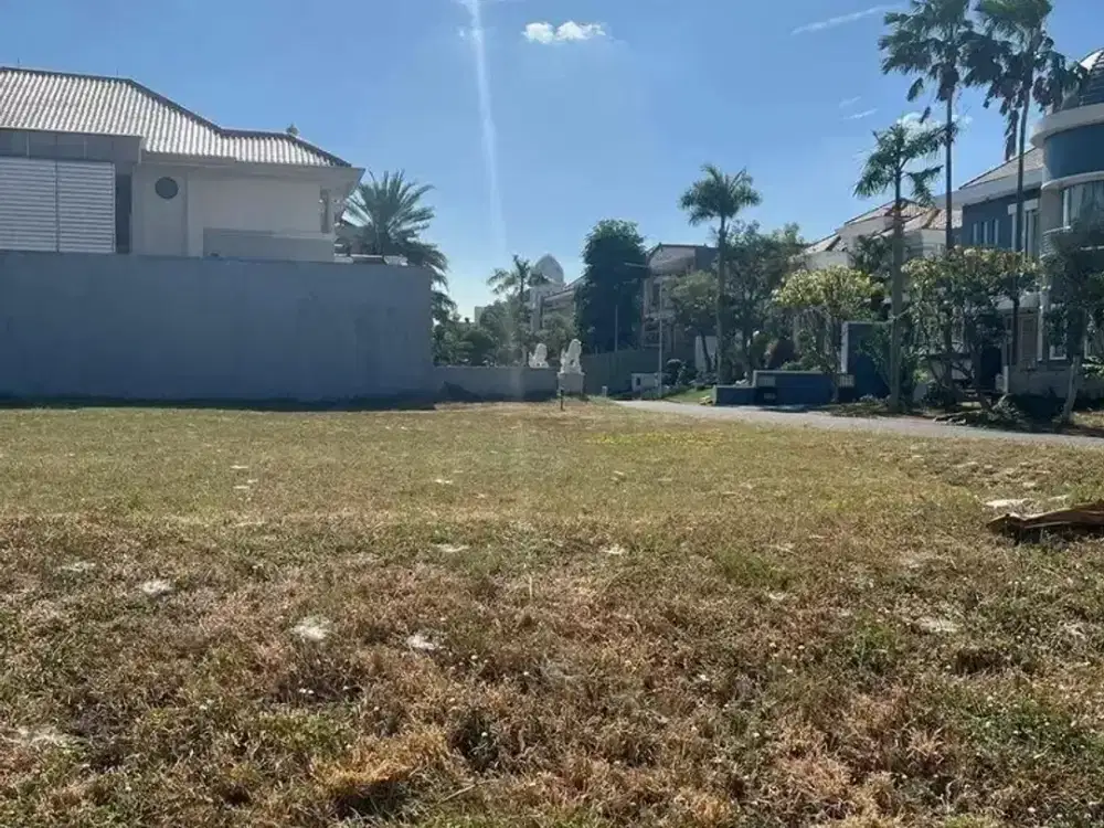 kavling tanah jejer hdp jalan utama Lisbon pakuwon indah