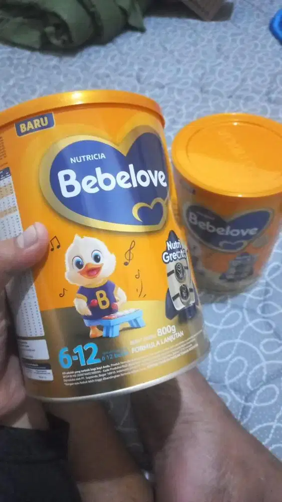 susu bebelove  6-12 bulan baru