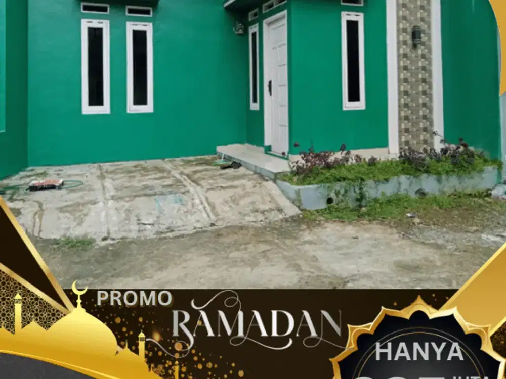 Rumah murah siap huni 2 kamar bebas banjir hanya 225 jutaan
