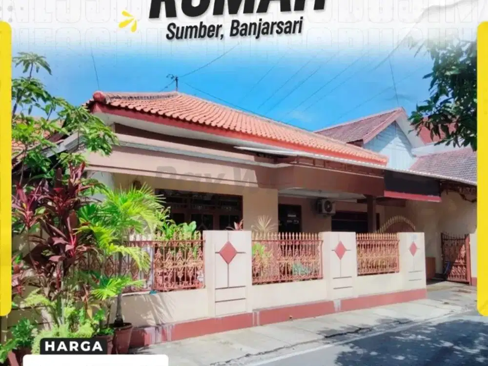 Jual Rumah Siap Huni Luas di Sumber, Banjarsari Solo