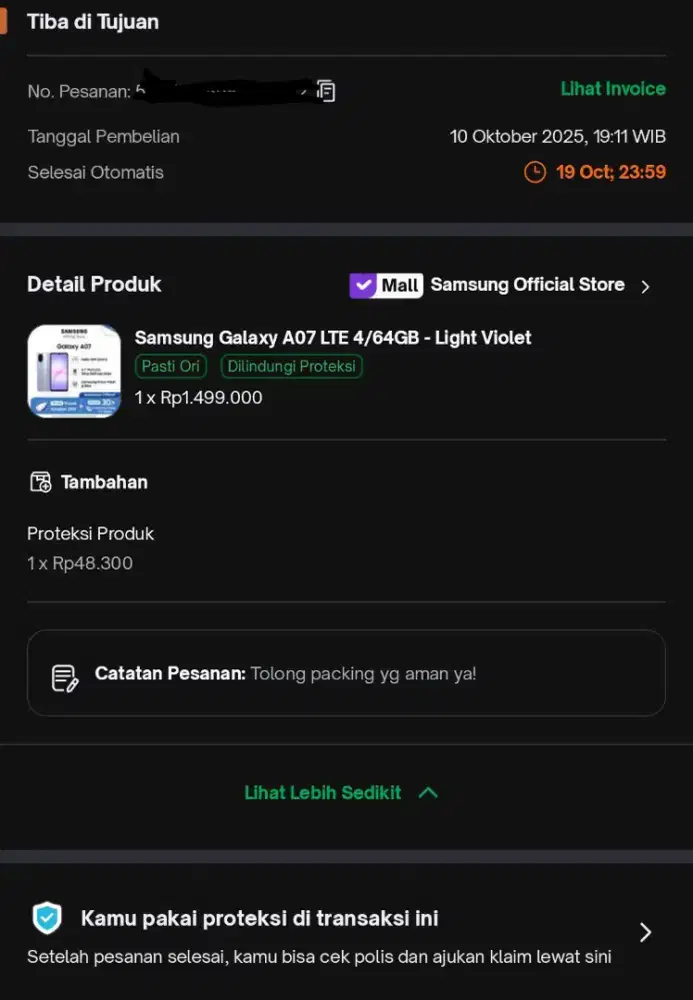 Samsung Galaxy A07 4/64 Segel