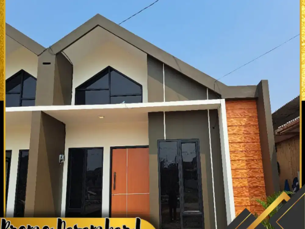 Hunian modern 2 kamar akses strategis dekat jalan utama hanya 200 JTan