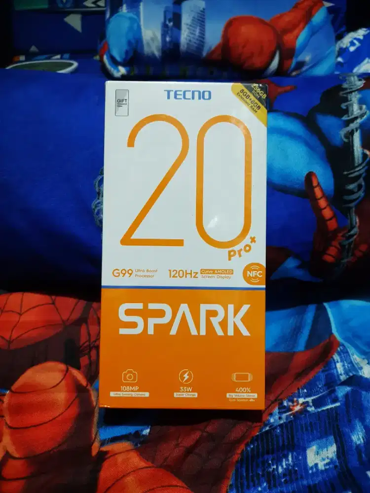 TECNO SPARK 20 PRO PLUS NFC 8/256GB BNIB NEW SEGEL GARNSI RESMI 1TAHUN