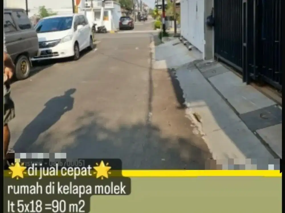 Dijual Spesial Turun Harga Rumah 3 Lt di Kelapa Molek Jakarta Utara