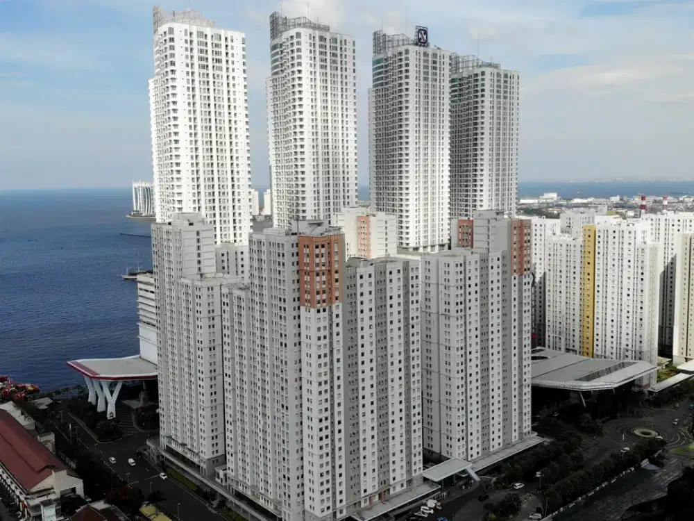 Jual 1BR Furnished Green Bay Pluit 42m² City View diatas Mall Baywalk
