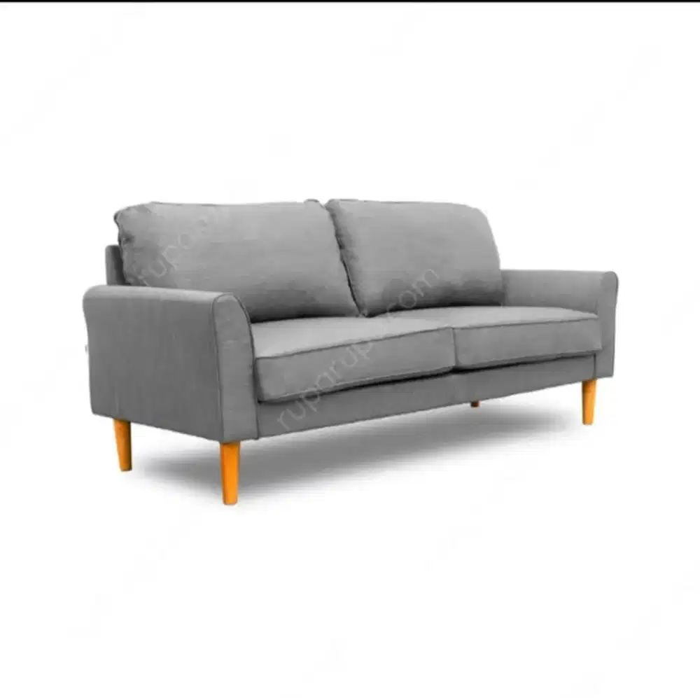 Amosa sofa 3 seater light grey