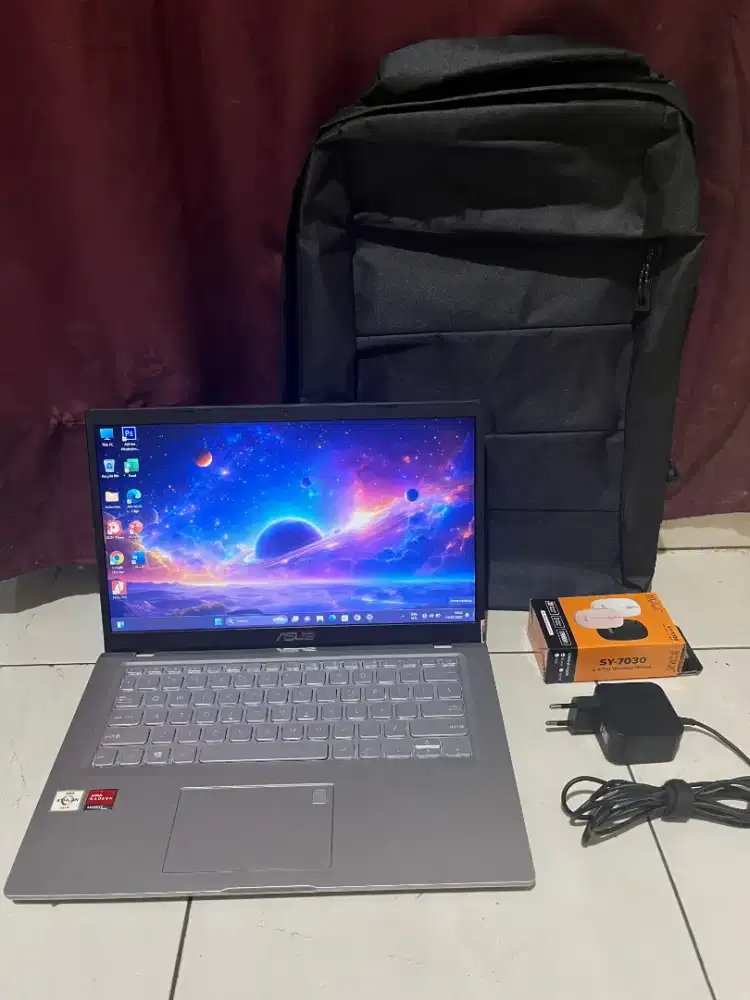 Dijual Asus vivobook X415DAP Amd Athlon Gold ( ram 12 / ssd nvme 512 )