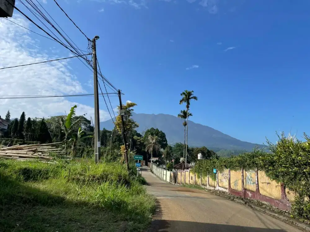 Jual tanah view pegunungan cisarua puncak bogor