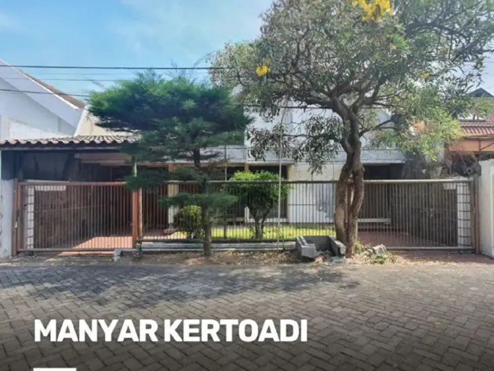 Rumah Manyar Kertoadi STRATEGIS