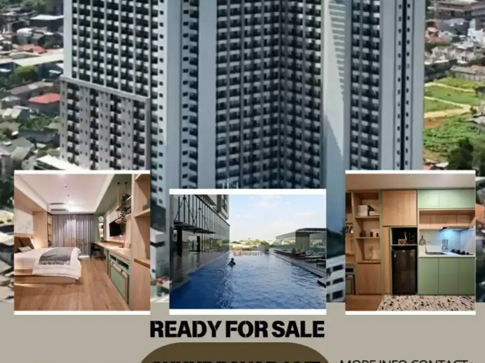 Dijual Cukup bayar 10 juta dapat Studio Anwa Residence Bintaro