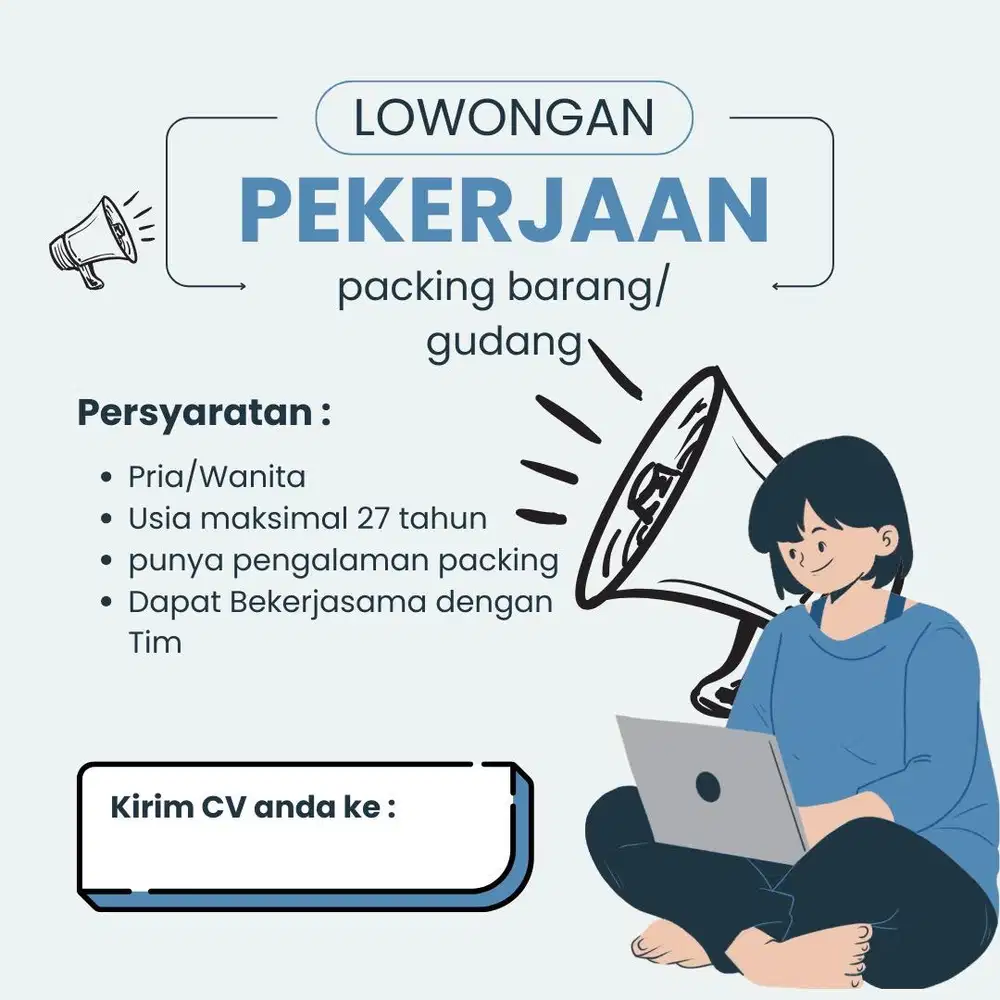 Lowongan packing gudang dan pickers