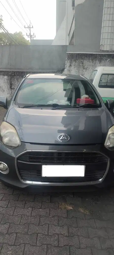 Daihatsu Ayla 2014 1.0 X Bensin AT warna Abu-abu Metalik