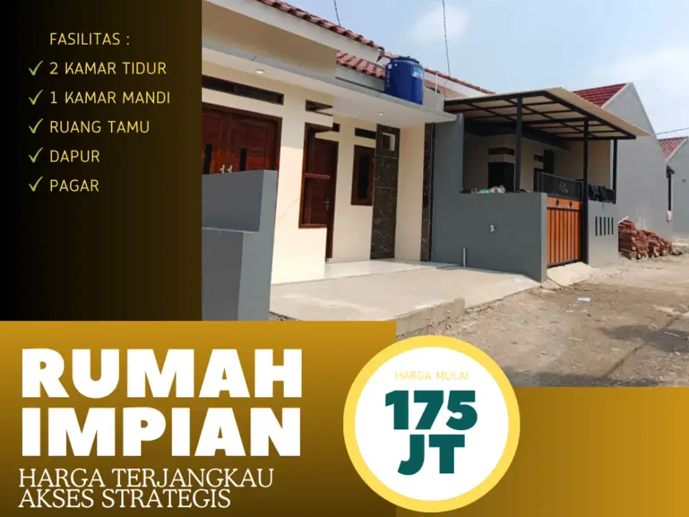 DIJUAL CLUSTER MINIMALIS 2 KAMAR SHM AKSES STRATEGIS DEKAT JALAN UTAMA