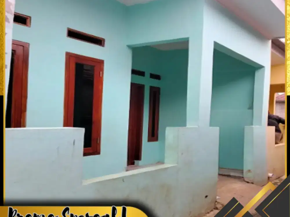 RUMAH MURAH 2 KAMAR SIAP HUNI AKSES 10 MENIT DARI STASIUN KRL